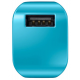 Carregador Portatil Power Bank 2100mAh Samsung USB Azul