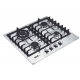 FOGAO COOKTOP A GAS BIVOLT INOX EOS TRIPLA CHAMA 3300W