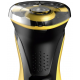 Barbeador Eletrico Recarregavel USB Yellow Sport Tripla Lamina