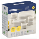 Kit de Potes Hermeticos Antibacteriano Tramontina 7PC Ellegance Cook