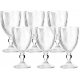 Jogo de 06 Taças com Jarra Crystal Ellegance Lux 