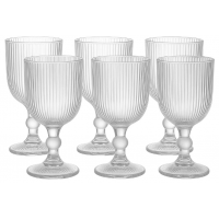 Jogo de Ta&ccedil;as Luxx Ellegance 365ml 6 und Soley Crystal