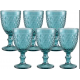 Jogo de Taças Luxx Ellegance 330ml 6 und Cristal Green Metalizado