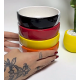 Kit de Potes Bowls em Ceramica Alto Brilho Colorido 6UND
