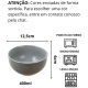 Kit de Potes Bowls em Ceramica Alto Brilho Colorido 6UND