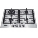 Fogao Cooktop a Gas Premium EOS 4 Bocas em Inox Tripla Chama 3000W 