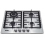 Fogao Cooktop a Gas Premium EOS 4 Bocas em Inox Tripla Chama 3000W 