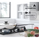 Fogao Cooktop a Gas Premium EOS 4 Bocas em Inox Tripla Chama 3000W 