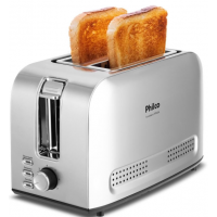 Torradeira Philco Dual Cook 7 Temperaturas em Inox 800W