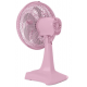 Ventilador de Mesa Britania Luxx Pink 30cm 6 Pas 60W 220V