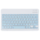Mini Teclado Blueth para Tablets Recarregavel USB-C Branco Azul