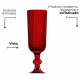 Jogo de Taças Luxx Ellegance 160ml Crystal Champagne