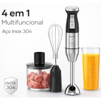 Mixer UltraTurbo Triturador 300W Luxx Cook Inox 127V
