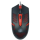 Kit Teclado e Mouse Padrao Black Red Gamer ABNT2 USB