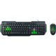 Kit Teclado e Mouse Padrao Black Red Gamer ABNT2 USB