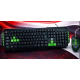 Kit Teclado e Mouse Padrao Black Red Gamer ABNT2 USB