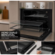 Forno de Embutir EOS 65L Platinum Espelhado Inox com Grill 220V