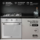 Forno de Embutir EOS 72L Vidro Espelhado com Grill Assa por Convecção 220V