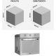 Forno de Embutir EOS 72L Vidro Espelhado com Grill Assa por Convecção 220V