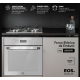 Forno de Embutir EOS 72L Vidro Espelhado com Grill Assa por Convecção 220V Painel Digital