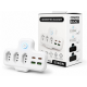 Tomada 3 Pontos com USB-C e USB-A
