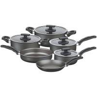 JOGOS DE PANELAS 6 PE&Ccedil;AS TEFLON BLACK TRAMONTINA 