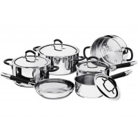 JOGO DE PANELAS BRINOX PREMIER INOX 6 P&Ccedil;