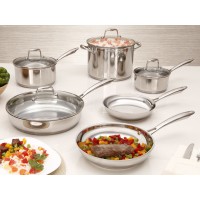 JOGO DE PANELAS IMPORTADAS FUNDO TRIPLO A&Ccedil;O INOXID&Aacute;VEL 6 P&Ccedil;