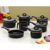 JOGO DE PANELAS antiaderente MONTALCINO BIOFLON 7 P&Ccedil;