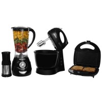 CONJUNTO CASA MONDIAL BATEDEIRA + LIQUIDIFICADOR + SANDUICHEIRA