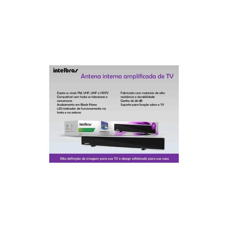 Antena de TV Interna Intelbras AI 3100 com o Melhor Preço é no...