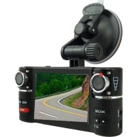 C&Acirc;MERA DE SEGURAN&Ccedil;A AUTOMOTIVA DUPLA CAM FILMADORA DVR HD 