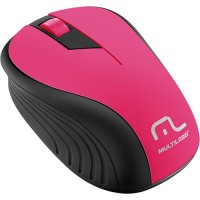 Mouse Wireless Multilaser Pink - 10m