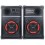 KIT 2 CAIXAS DE SOM AMPLIFICADA 800W FM BLUETOOTH SD C/ LUZES