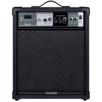 CAIXA DE SOM AMPLIFICADA 80W Bluetooth USB SD FM Controle Remoto 2 Canais