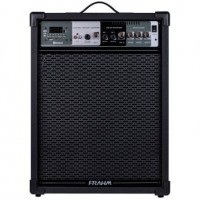 CAIXA DE SOM AMPLIFICADA 100W Bluetooth USB SD FM Controle Remoto 2 Canais