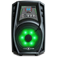 CAIXA DE SOM AMPLIFICADA 80W Bluetooth USB SD FM RCA C/ CONTROLE REMOTO