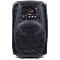 CAIXA DE SOM AMPLIFICADA 80W Bluetooth USB SD FM &Agrave; BATERIA