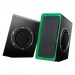 CAIXA DE SOM 20W GREEN LED USB - MULTILASER