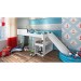CAMA INFANTIL BRANCA COM ESCORREGADOR