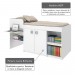 CAMA COM ARMÁRIO MULTIFUNCIONAL BRANCA