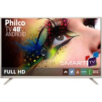 SMART TV 40 PHILCO C/ ANDROID FULL HD HDMI USB WIFI CONVERSOR DIGITAL