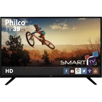 SMART TV 39 PHILCO HD HDMI USB WIFI CONVERSOR DIGITAL