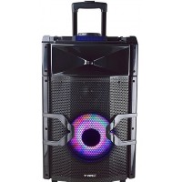 Caixa de Som Amplificada 300w USB FM Tweeter DJ Pro Mixer  