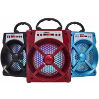 CAIXA DE SOM PORTATIL AMPLIFICADA USB MP3 FM BLUETOOTH