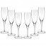 KIT 06 TAÇAS CRYSTAL PARA ESPUMANTE 300ML