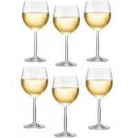 KIT 04 TA&Ccedil;AS DE CRISTAL PARA VINHO BRANCO
