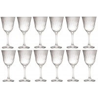 KIT 12 TA&Ccedil;AS CRYSTAL 320ml 