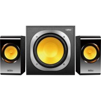 Caixa Multimídia 2.1 Subwoofer 30W Preto/Laranja EDIFIER