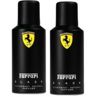 COMBO 2 DESODORANTES MASCULINO FERRARI SCUDERIA BLACK